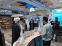 گزارش تصویری نمایشگاه کتاب و دستاوردهای پژوهشی حوزه دیماه ۱۴۰۲ قم گلزار شهدا