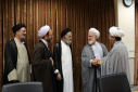 بازدید آیت الله حاج شیخ محمودمحمدی عراقی، مسئول دفتر مقام معظم رهبری در قم از پژوهشگاه حوزه و دانشگاه