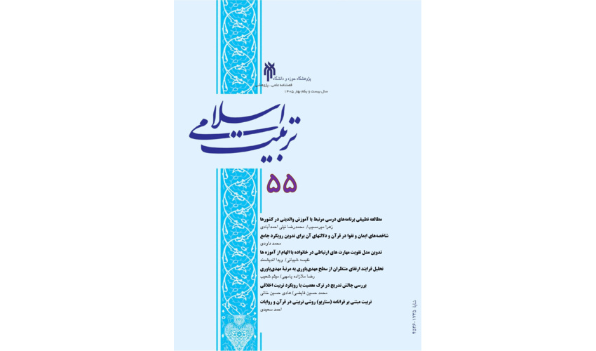 شماره 55 فصلنامه علمی پژوهشی تربیت اسلامی منتشر شد